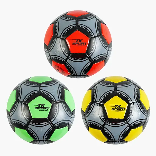 М’яч футбольний TK Sport, 300-310 г, гумовий балон, матеріал PVC, розмір №5 (В асортименті) C62396 - фото 2