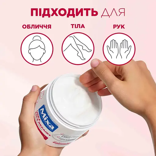 Крем Mixa Urea Cica Repair для сухої огрубілої шкіри обличчя рук і тіла відновлювальний 400 мл - фото 8