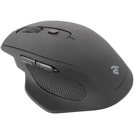 Миша 2E MF2010 чорний бездротова оптична 800/1200/1600 dpi 6 кнопок 10 м акумулятор (2E-MF2010WB) - фото 1