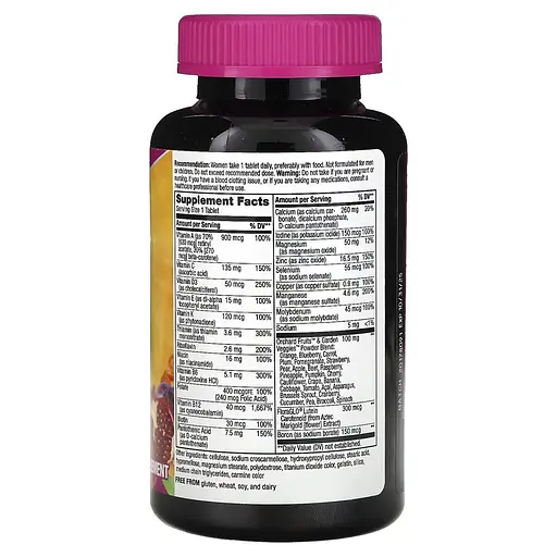 Комплекс для здоров'я жінок 50+ Nature's Way Alive! Women's 50+, 130 таблеток - фото 2