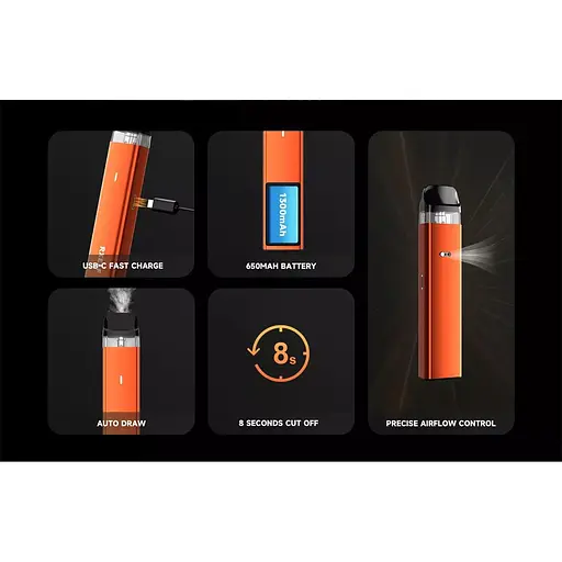 Набір RXELF POD-система XMate C Pod 650mAh 2ml електронна сигарета Kit Icy Silver (18563) - фото 2