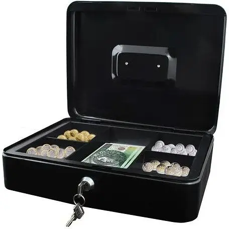 Великий металевий сейф-кешбокс Malatec 01216 - фото 1