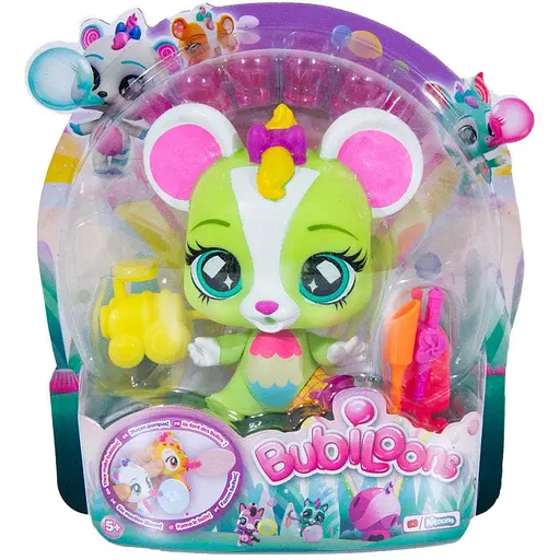 Игровой набор Мышонок Молли Bubiloons W2 85619 фигурка, аксессуары, шарики - фото 1