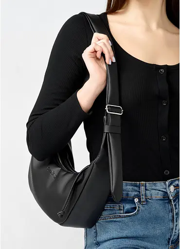 Женская сумка Sambag HOBO S черный 30 х 13 х 8 см (53100001) - фото 9