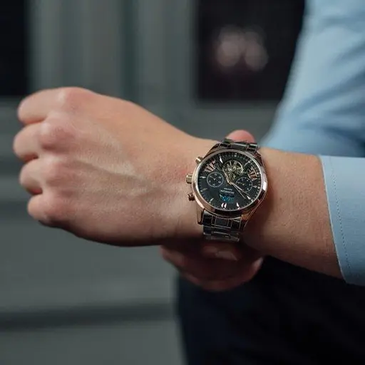 Мужские наручные часы Guanquin Prestige Gold - фото 9