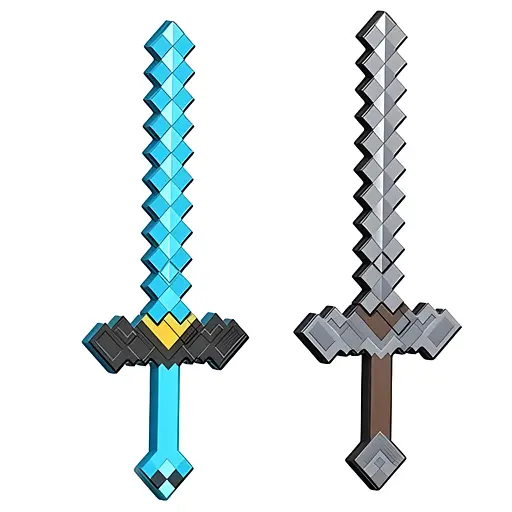 Набор мечей Minecraft своими руками 2в1 (330F) - фото 2