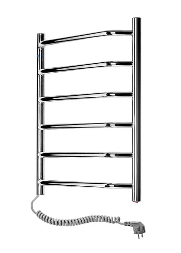 Электрический полотенцесушитель Navin Блюз 480x600 левый 10-006120-4860, Хром, Левое - фото 2