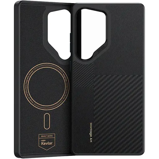 Чехол Benks Montage ArmorPro Kevlar Case 600D/1500D Magnetic для Samsung Galaxy S25 Ultra Black (6948005949181) [141724] - фото 2