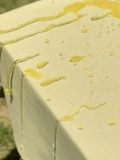 Водовідштовхувальна скатертина Оливковий однотон 160х120 см - фото 7