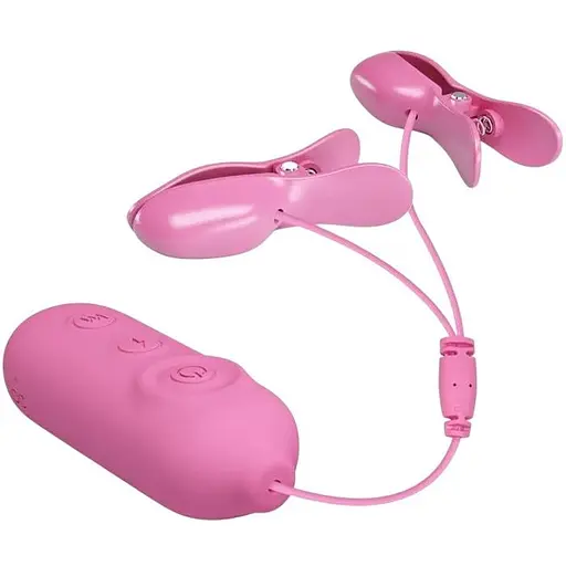 Затискачі для сосків Pretty Love Nipple Clips Romantic Wawe II рожевий