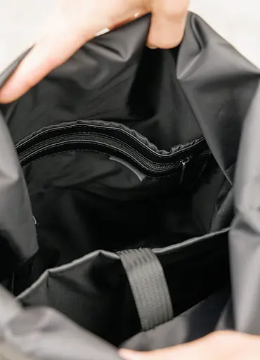 Мужской рюкзак Sambag Roll Top One черный принт "Zebra" 41 х 30 х 16 см (24208146m) - фото 5