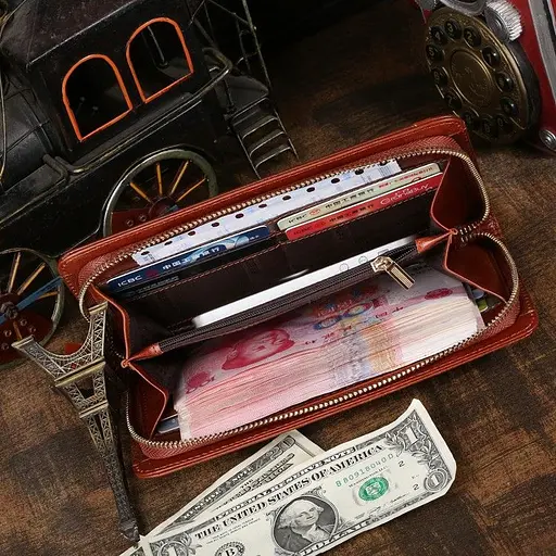 Кожаный клатч мужской Vintage 21,5х12х2,5 см sum0012751 - фото 9