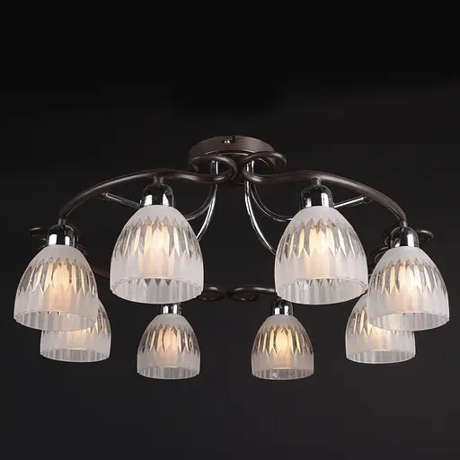 Люстра стельова Brille E14 40W BR (LK-288C/8) - фото 4