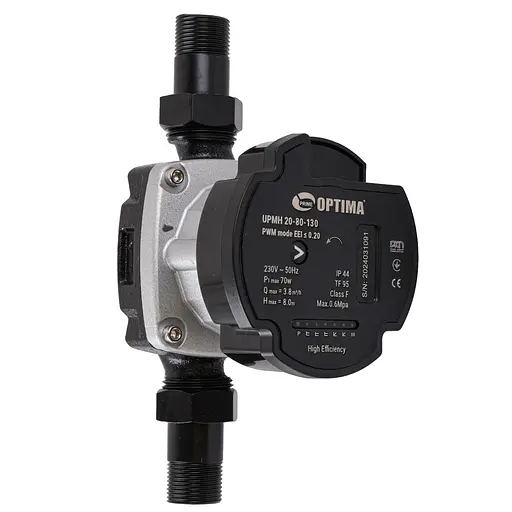 Насос циркуляционный энергосберегающий Optima PRIME UPMH 20-80AUTO 130 мм. - фото 1
