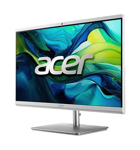 Компьютер персональный моноблок Acer Aspire C27-195ES 27" FHD Intel U7-155U 32GB F1TB UMA WiFi кл+м 3р без ОС серый - фото 2