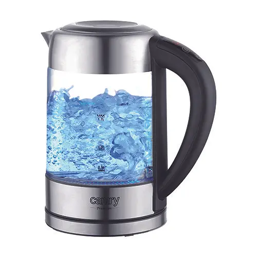 Электрочайник стеклянный Camry CR 1289 объемом 1,7 л с контролем температуры - фото 1