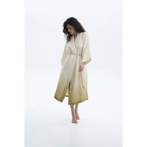 Халат Lotus Home Nitra muslin green L/XL (svt-2000022351072) - фото 7