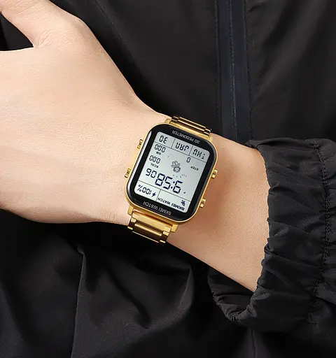 Наручний годинник чоловічий 1888GD Золотий Skmei acs0030501 - фото 3