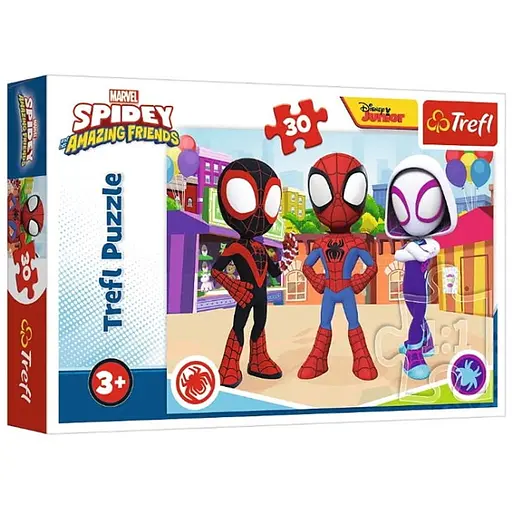 Пазл Trefl Пригоди Спайдермена та друзів Марвел: Спайдермен та друзі 30 ел. (18285) - фото 1
