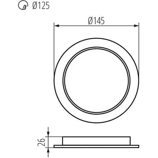 Світильник Kanlux Tavo LED DO 12W-NW down-light (36512) - фото 2