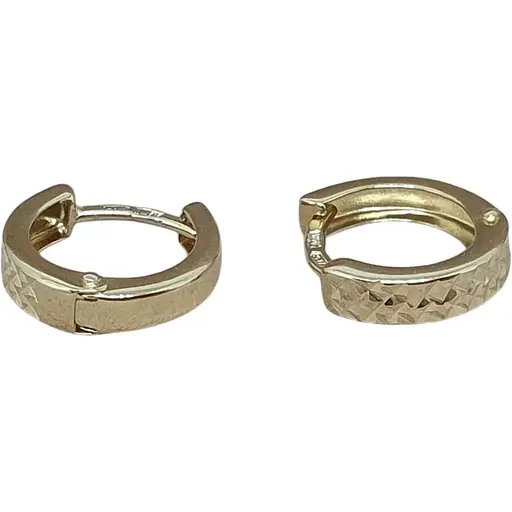 Золотые серьги Tango с алмазной гранью. 470334М