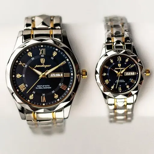 Комплект годинників для пари Poedagar Stava Couple (жіночі та чоловічі) 2 шт.