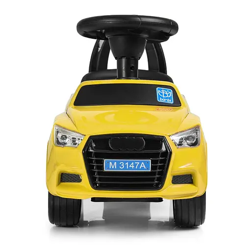 Дитяча каталка-толокар Bambi Racer з музикою та світлом жовта (M 3147A-6) - фото 2