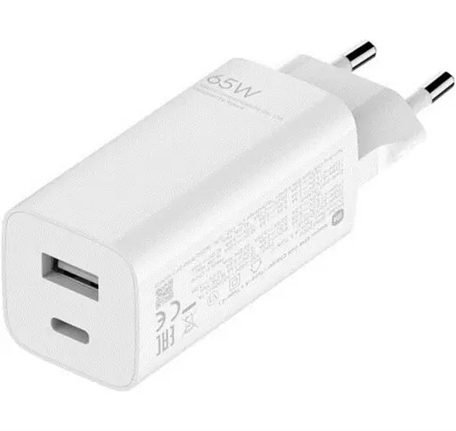 Зарядний пристрій 65 ватів Xiaomi (2 USB * 3 A) BHR5515GL - фото 1