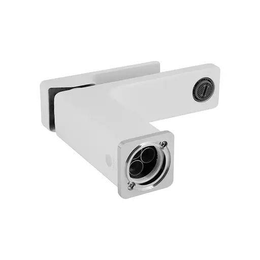 Змішувач з гігієнічною лійкою Qtap Gemini QTGEM272CRW45691 Chrome/White, Білий - фото 4