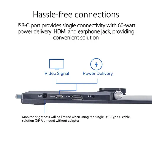 Монитор 21.5" ASUS ZenScreen MB229CF Portable FHD IPS 100Hz (90LM08S5-B01A70) - фото 5