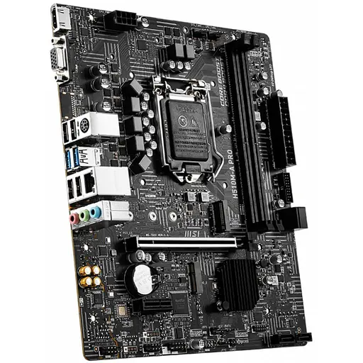Материнська плата MSI H510M-A PRO (H510M-A PRO) (Socket 1200, Intel H510, Micro-ATX) Б/в - фото 2