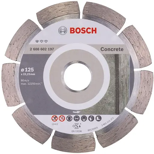 Диск алмазний Bosch Professional Standard for Concrete по бетону 125х22.23 мм (2.608.602.197)