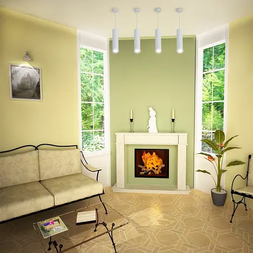 Підвісний cвітлодіодний світильник у білому корпусі | Арт. HL570 білий | Line F - фото 1