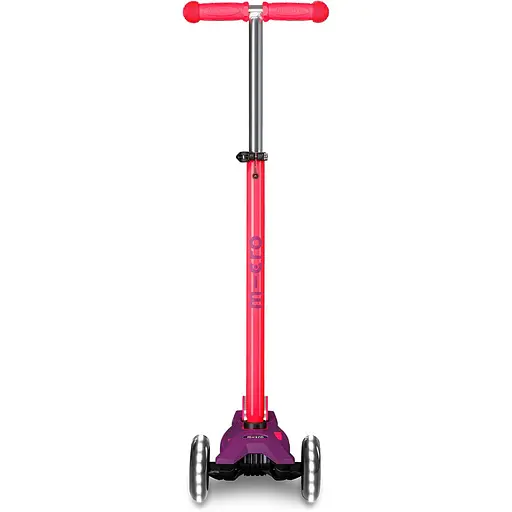 Самокат Micro Maxi Deluxe Neon LED Ультра рожевий (MMD233) - фото 3