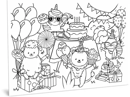 Коврик изучай-рисуй-стирай "Сладости" ZIRKA 141237 А3 - фото 2