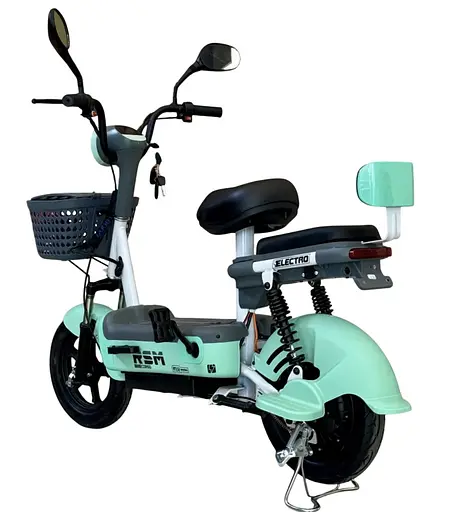 Електроскутер Двомісний Corso RSM-60093 (500W; 48V/20Ah) Бірюзовий - фото 4