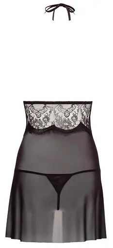 Комплект Cottelli Collection Lingerie Chemise Set L черный - фото 7