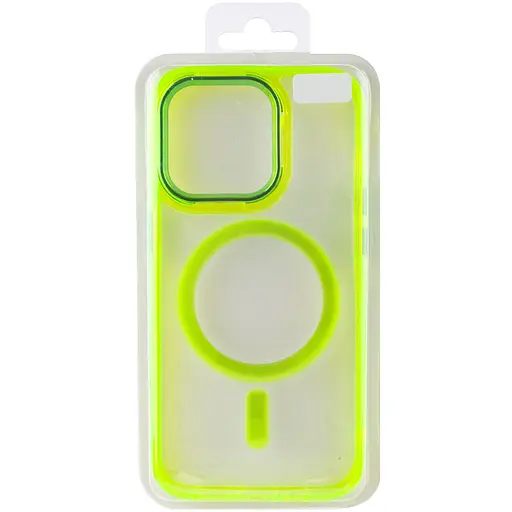 Чохол Epik TPU Iris with MagSafe для Apple iPhone 13 Pro 6.1 Жовтий - фото 8