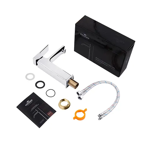 Смеситель для раковины Kroner KRM Harz - C010 (CV023605) - фото 4