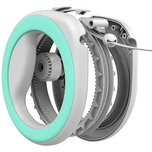 Поводок-рулетка для собак Waudog R-leash, круглая, XS-M, до 40 кг, 2,9 м, светоотражающая лента салатовая - фото 4