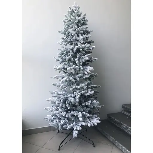 Елка Hvoya Traditional Slim литая 220 см заснеженная - фото 6