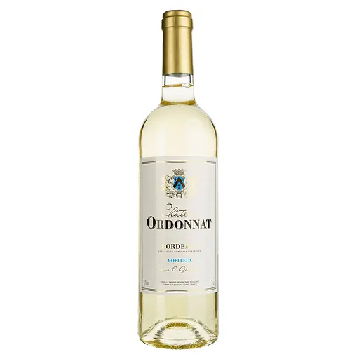 Вино Chateau Ordonnat Bordeaux AOP, біле, сухе, 0,75 л
