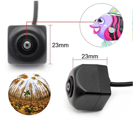 Камера заднего вида для автомобиля универсальная Idoing HD CCD 175 градусов (18958) - фото 4