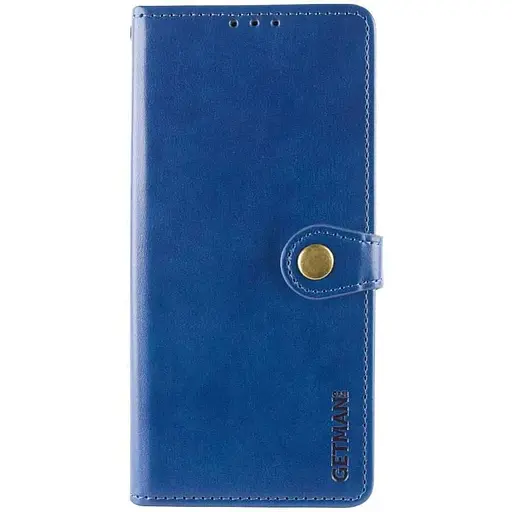 Шкіряний чохол-книжка Getman Gallant (PU) для Xiaomi Redmi Note 14 4G (Int. version) Синій