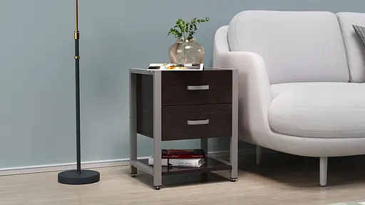 Тумба універсальна Ferrum-decor Вів'єн 2/1 50x41x40 сірий ДСП Венге 16мм (FRD-106186)