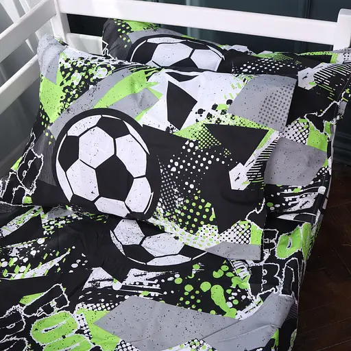 Простирадло MirSon бязь Kids Time Urban football 150х220 см (2200011570464)