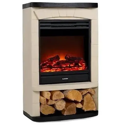 Електричний камін Klarstein Carinthia 1800Вт, до 36 м² (10035316)