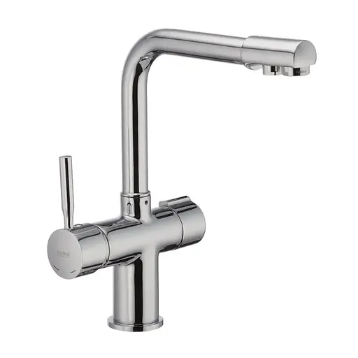 Смеситель для кухни на две воды Haiba Hans 021 HB0816 Хром - фото 1