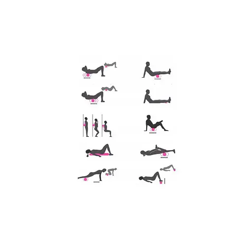 Массажный мяч двойной NE-EP-17 12*6 см - фото 3