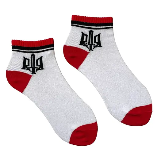 Мужские короткие носки Герб из индийского хлопка 113040 - фото 1